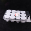 12pcs 30ml Plastic Measuring Cup with the Cap Drawing Tool 3.8x4cm