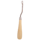 Crochet Hook Latch Lock Micro Hair Bearded Needle Rug Making Wooden Handle