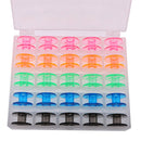 Bobbins/Supply Box for Sewing Machine General Parts Plastic 5 colors 25pcs
