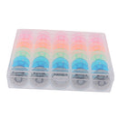Bobbins/Supply Box for Sewing Machine General Parts Plastic 5 colors 25pcs