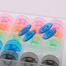 Bobbins/Supply Box for Sewing Machine General Parts Plastic 5 colors 25pcs