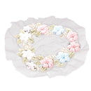 Ribbons Embroidery Flower Sewing Applique Embellishments Patch for Clothes Dress Decor