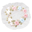 Ribbons Embroidery Flower Sewing Applique Embellishments Patch for Clothes Dress Decor