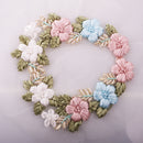 Ribbons Embroidery Flower Sewing Applique Embellishments Patch for Clothes Dress Decor