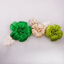 Ribbons Embroidery Flower Sewing Applique Embellishments Patch for Clothes Dress Decor