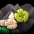 Ribbons Embroidery Flower Sewing Applique Embellishments Patch for Clothes Dress Decor