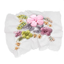Elegant Ribbons Embroidery Flower Sewing Applique Embellishments for DIY Clothes Decoration