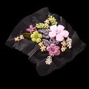 Elegant Ribbons Embroidery Flower Sewing Applique Embellishments for DIY Clothes Decoration