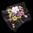 Elegant Ribbons Embroidery Flower Sewing Applique Embellishments for DIY Clothes Decoration