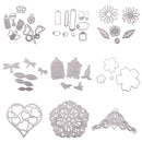 Set of 9 Baby Accessories Metal Cutting Dies Stencil Scrapbooking Paper Card Embossing