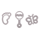Set of 9 Baby Accessories Metal Cutting Dies Stencil Scrapbooking Paper Card Embossing