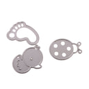 Set of 9 Baby Accessories Metal Cutting Dies Stencil Scrapbooking Paper Card Embossing