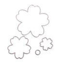 Set of 4 Flower Metal Cutting Die Cuts Stencil Scrapbooking Paper Card Embossing Crafts