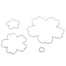 Set of 4 Flower Metal Cutting Die Cuts Stencil Scrapbooking Paper Card Embossing Crafts