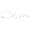 Set of 4 Flower Metal Cutting Die Cuts Stencil Scrapbooking Paper Card Embossing Crafts
