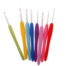 66PCS/SET Aluminium Crochet Hooks Needles Knitting Weaving DIY Tools Sewing crafts Supplies Beige