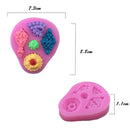 Set of 3 Silicone Fondant Cake Mould Decorating Sugarcraft Mold Make-up Lipstick