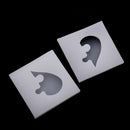 1 Pair Love Heart Shape Silicone Pendant Mold Mould for Resin Jewelry Making DIY Crafts