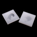 1 Pair Love Heart Shape Silicone Pendant Mold Mould for Resin Jewelry Making DIY Crafts