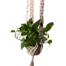 Macrame Plant Hanger Baskets for Indoor Outdoor Hanging Planter Cotton Rope 4 Legs 160cm