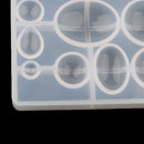Clear Silicone Pendant DIY Molds Resin Beads Gem Jewelry Making Crafts