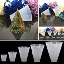 Cone Shape Silicone DIY Molds For Resin Jewelry Bracelet Necklace Making Craft Projects DIY Tool 50mm