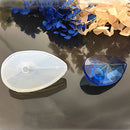 Pack of 6 Clear DIY Silicone Pendant Molds for Jewelry Making Moulds Tools with Hanging Hole