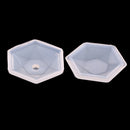 Pack of 6 Clear DIY Silicone Pendant Molds for Jewelry Making Moulds Tools with Hanging Hole