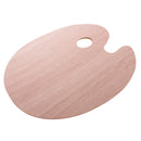 Wood Oval Painting Palette Tray for for Oil Painting Crafts