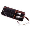 Set of 30 Charcoal Sketch Pencils Extender Eraser Paper Pen Art Artists Drawing Bag