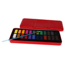 Solid Watercolor Paints Set of 24 Colors Artist Crafts School Stationeries