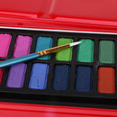 Solid Watercolor Paints Set of 24 Colors Artist Crafts School Stationeries