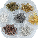 Jewelry Findings Starter Crafts Kit Earring Hooks Ear Wire for Jewelry Making Crafting Assorted