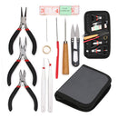 11pcs Jewelry Making Crafting Tool Kit Beading Repair Hand Crafts
