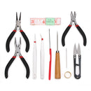 11pcs Jewelry Making Crafting Tool Kit Beading Repair Hand Crafts