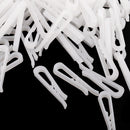 200 Pieces Plastic Clip With Teeth for Dress Shirt Garment Packaging