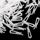 200 Pieces Plastic Clip With Teeth for Dress Shirt Garment Packaging
