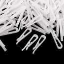 200 Pieces Plastic Clip With Teeth for Dress Shirt Garment Packaging