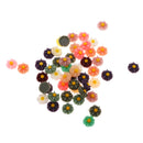 50 Pieces Assorted Daisy Resin Flatback Embellishment for DIY Hair Accessories Crafts