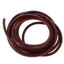 Durable 2 Meter 4mm Round Leather Cord For Necklace Bracelet Beading Jewelry Making DIY Accessory Light Coffee