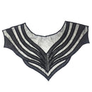 Womens Vintage Black Lace Collar Embroidered Collar DIY for Clothing Accessories