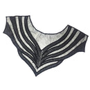 Womens Vintage Black Lace Collar Embroidered Collar DIY for Clothing Accessories