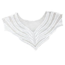 Womens Vintage White Lace Collar Embroidered Collar DIY for Clothing Accessories