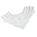 Womens Vintage White Lace Collar Embroidered Collar DIY for Clothing Accessories