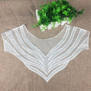 Womens Vintage White Lace Collar Embroidered Collar DIY for Clothing Accessories