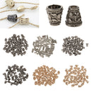50 Pieces 15mm Metal Gold Palm Shaped String Cord Lock End Caps Toggle Stops End