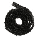1yd Black Beaded Lace Trims Vintage Mesh Fabric Sewing Crafts Applique Ribbon