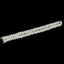 80cm Handmade Pearl Beaded Sewing Trim Chain Dress Decor Craft White