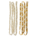85cm Acrylic Beaded Sewing Lace Trim Applique Ribbon Dress Decor Craft White