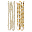 85cm Acrylic Beaded Sewing Lace Trim Applique Ribbon Dress Decor Craft White